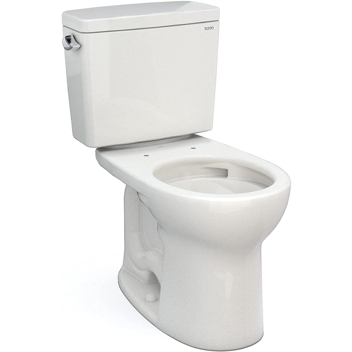 TOTO CST775CEFG#11 Drake Two-Piece Rounded Toilet with 1.28 GPF Tornado  Flush
