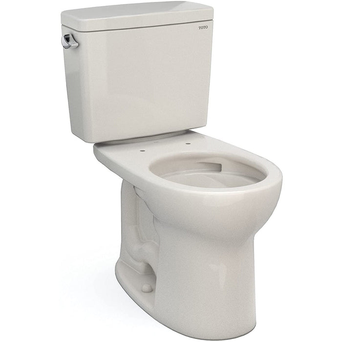 TOTO CST775CEFG#12 Drake Two-Piece Rounded Universal Height 1.28 GPF Toilet, Sedona Beige