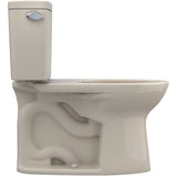 TOTO CST776CEG#03 Drake Two-Piece Elongated Toilet with CeFiONtect and 1.28 GPF Tornado Flush, Bone Finish