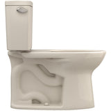 TOTO CST775CSFG#03 Drake Two-Piece Rounded Toilet with CEFIONTECT and 1.6 GPF Tornado Flush in Bone Finish