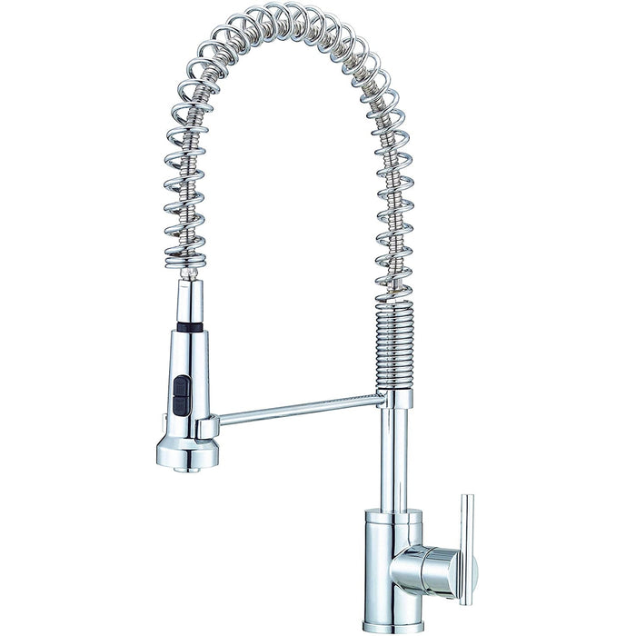 Gerber Danze D455258 Parma 1H Pre-Rinse Spring Spout Kitchen Faucet in Chrome