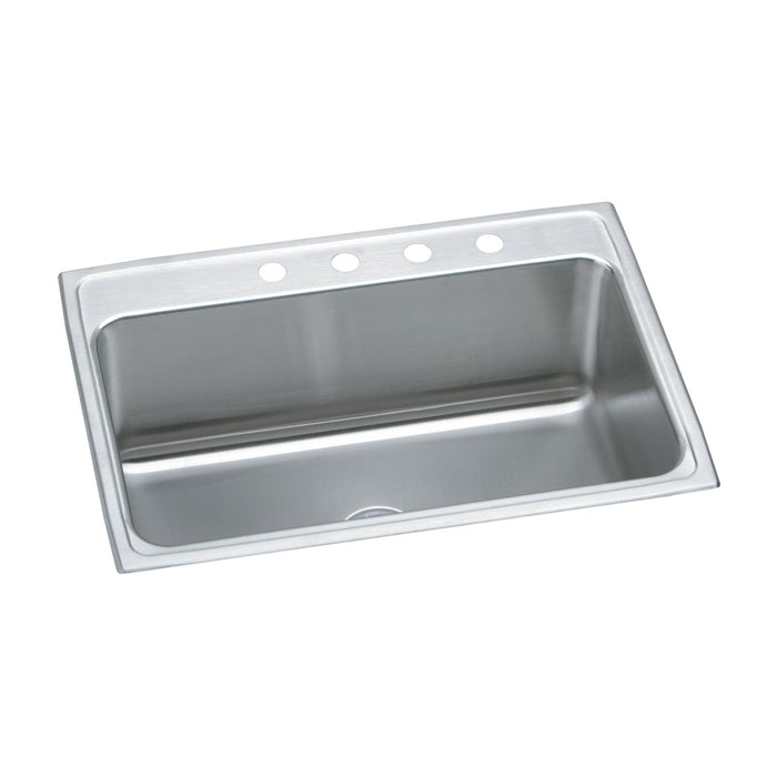 Elkay DLR3122103 Lustertone Stainless Steel 31" x 22" x 10-1/8", Single Bowl Top Mount Kitchen Sink