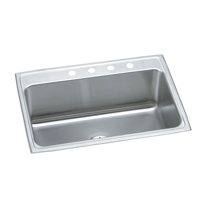 Elkay DLR312210PD1 Lustertone Stainless Steel 31" x 22" x 10-1/8" Top Mount Kitchen Sink with Perfect Drain