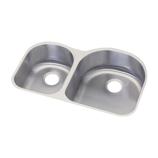 Elkay DXUH3119L Dayton Stainless Steel 31-1/4" x 20" x 8", Offset 40/60 2-Bowl Undermount Kitchen Sink