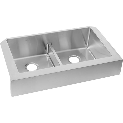 Elkay ECTRUFA32179 Crosstown 35-7/8 x 20-1/4 x 9" 2-Bowl Farmhouse Kitchen Sink, Aqua Divide