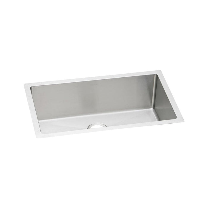 Elkay EFRU2816T Crosstown 16 Gauge Stainless Steel 30-1/2" x 18-1/2" x 8" 1-Bowl Undermount Kitchen Sink