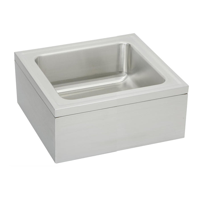 Elkay EFS2523C Stainless Steel 25" x 23" x 8" 1-Bowl, Floor Mount Service Sink Package
