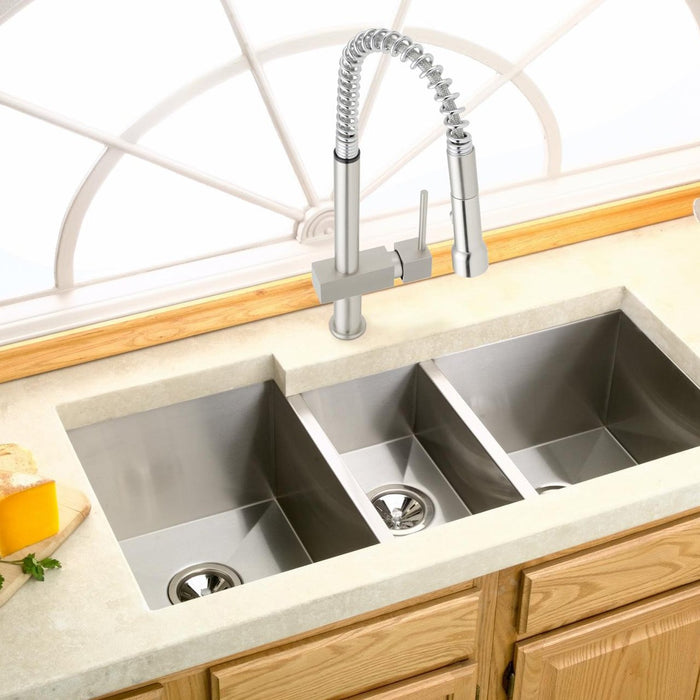 Elkay LKAV2031NK Avado Kitchen Faucet, Semi-professional Spout and, Brushed Nickel