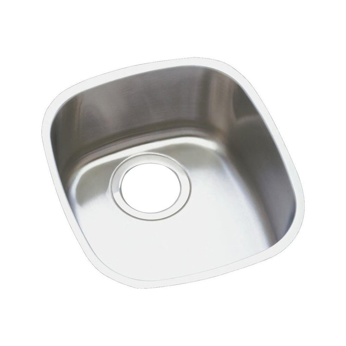 Elkay ELUH1113 Lustertone Stainless Steel 14-1/4" x 15-3/4" x 5-15/16", 1-Bowl Undermount Kitchen Sink