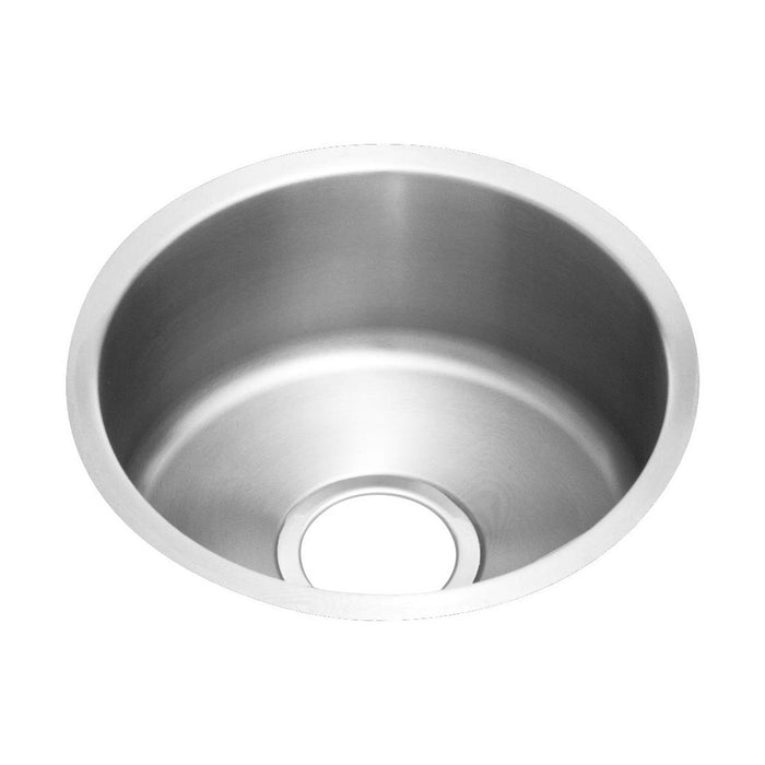 Elkay ELUH12FBDBG Lustertone Stainless Steel 14-3/8" x 14-3/8" x 6", 1-Bowl Undermount Kitchen Sink Kit