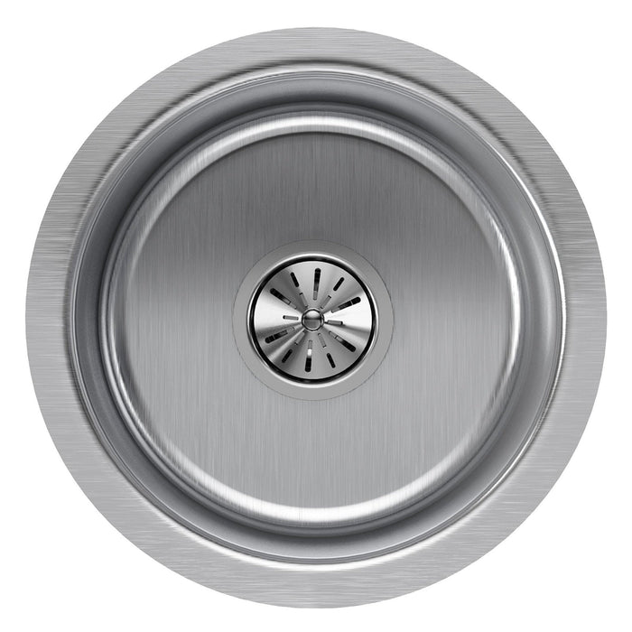 Elkay ELUH12FB Lustertone Stainless Steel 14-3/8" x 14-3/8" x 6", 1-Bowl Undermount Kitchen Sink
