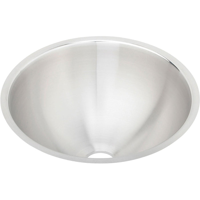 Elkay ELUH12LV Asana Stainless Steel 14-3/8" x 14-3/8" x 6", 1-Bowl Undermount Bathroom Sink