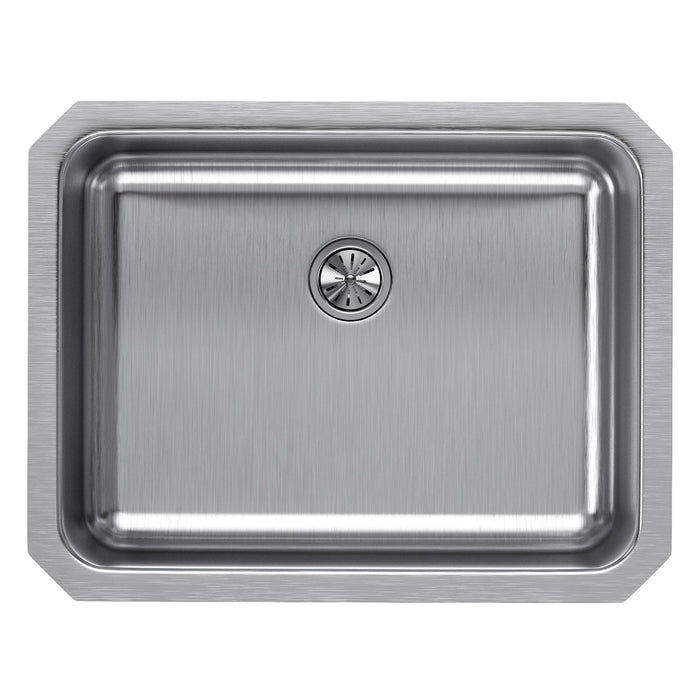 Elkay ELUH2115PD Lustertone 23-1/2 x 18-1/4 x 7-1/2" Undermount Kitchen Sink, Perfect Drain