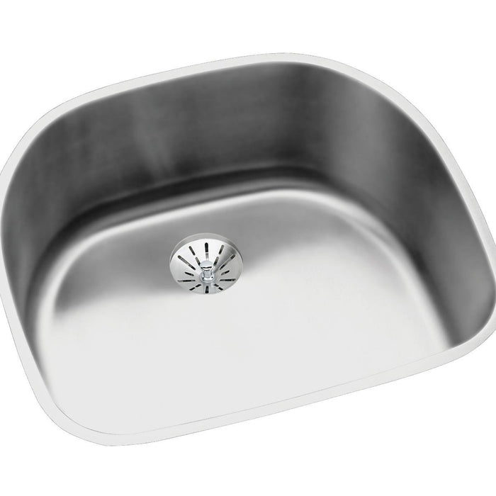 Elkay ELUH211810PD Lustertone Stainless Steel 23-5/8 x 21-1/4 x 10" Undermount Kitchen Sink, Perfect Drain