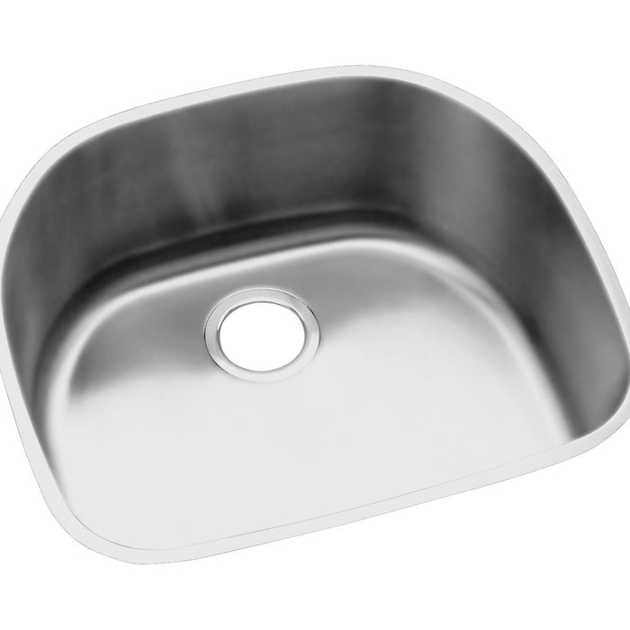 Elkay ELUH211810DBG Lustertone Stainless Steel 23-5/8" x 21-1/4" x 10", 1-Bowl Undermount Kitchen Sink Kit
