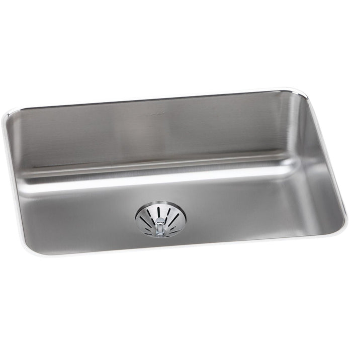 Elkay ELUH2317PD Lustertone Stainless Steel 25-1/2 x 19-1/4 x 8" Undermount Kitchen Sink, Perfect Drain