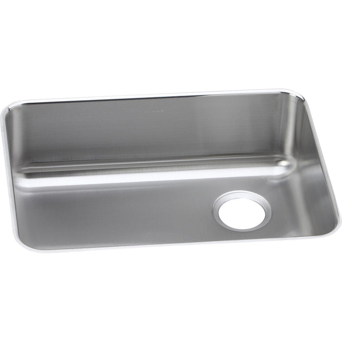 Elkay ELUH2317R Lustertone Stainless Steel 25-1/2" x 19-1/4" x 8", 1-Bowl Undermount Kitchen Sink