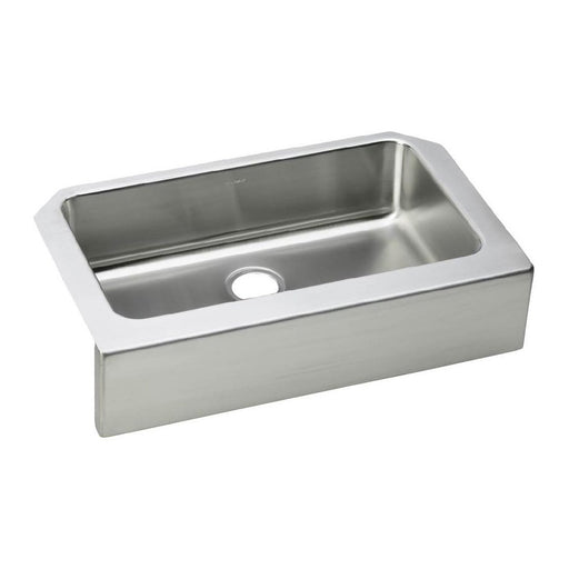 Elkay ELUHFS2816 Lustertone Stainless Steel 33" x 20-1/2" x 8", Single Bowl Farmhouse Kitchen Sink