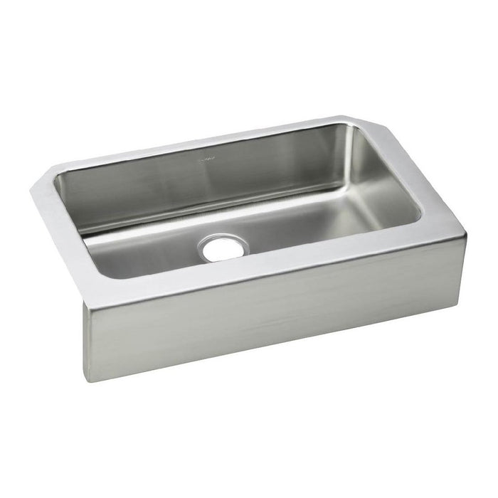 Elkay ELUHFS2816 Lustertone Stainless Steel 33" x 20-1/2" x 8", Single Bowl Farmhouse Kitchen Sink