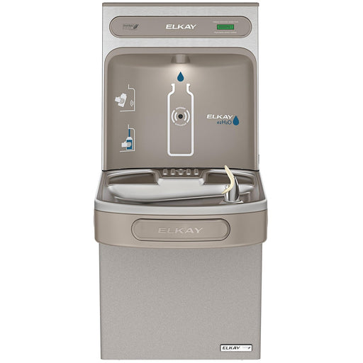 Elkay EZSG8WSLK EZH2O Filling Station and Single ADA Water Cooler, High Efficiency 8 GPH Gray