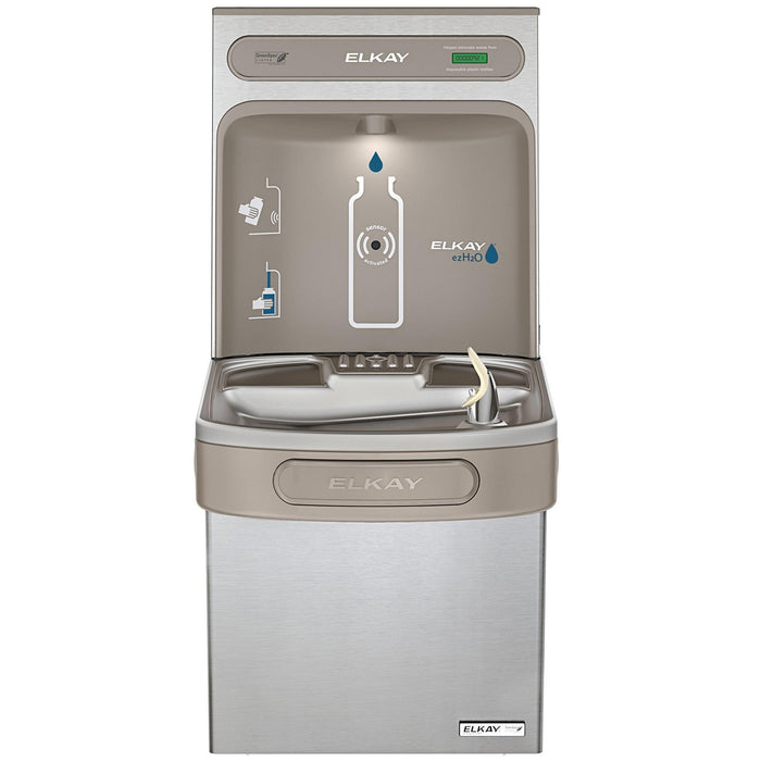 Elkay EZSG8WSSK EZH2O Filling Station and Single ADA Water Cooler, High Efficiency 8 GPH