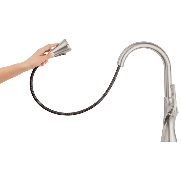Pfister F-529-7MRGS Miri 1-Handle Pull-Down Kitchen Faucet with Soap Dispenser