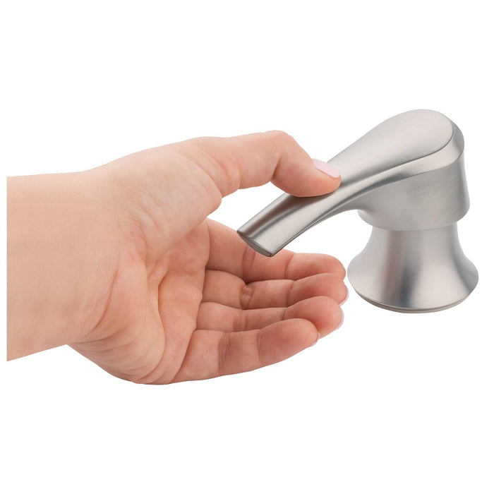 Pfister F-529-7MRGS Miri 1-Handle Pull-Down Kitchen Faucet with Soap Dispenser