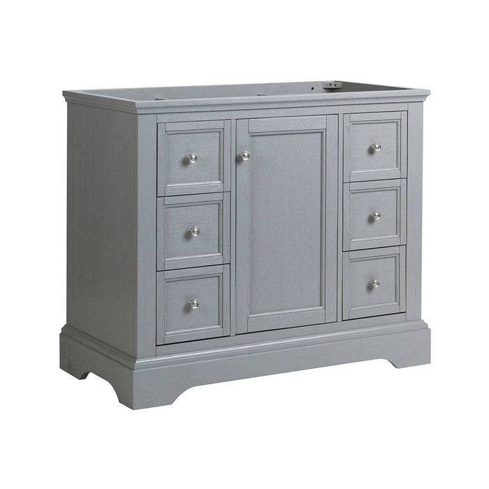 Fresca FCB2440GRV Windsor 40" Gray Textured Traditional Bathroom Cabinet