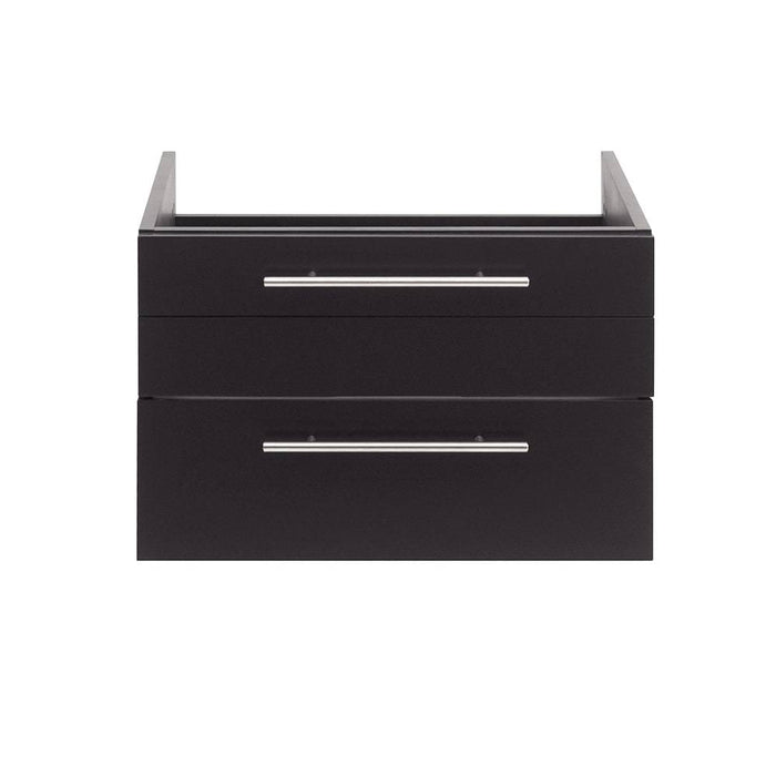 Fresca FCB6124ES-UNS Lucera 24" Espresso Wall Hung Undermount Sink Modern Bathroom Cabinet