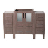 Fresca FCB62-122412GO Torino 48" Gray Oak Modern Bathroom Cabinets
