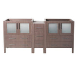 Fresca FCB62-301230GO Torino 72" Gray Oak Modern Bathroom Cabinets