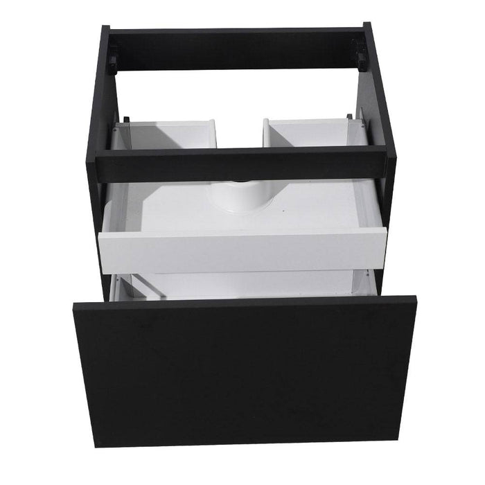 Fresca FCB8006BW Nano 24" Black Modern Bathroom Cabinet