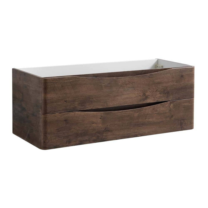 Fresca FCB9048RW Tuscany 48" Rosewood Wall Hung Modern Bathroom Cabinet