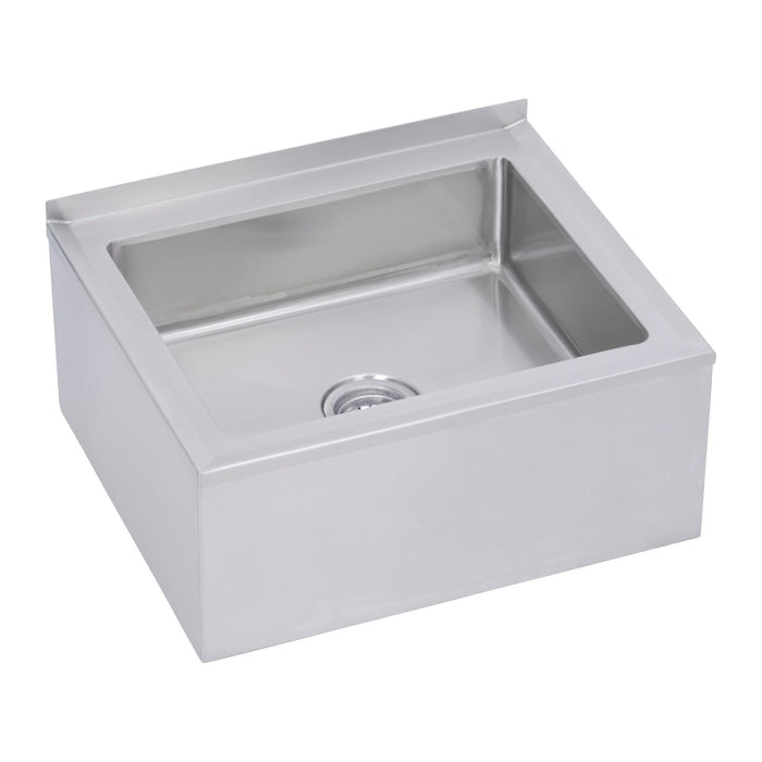 Elkay FLR-1X Standard Mop Sink, 1-Compartment 6" Deep Bowl, 24 (L) X 20 (W) X 10 (H)