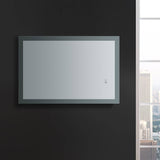Fresca FMR012436 Angelo 24" Wide x 36" Tall Bathroom Mirror with Halo Style LED Lighting and Defogger