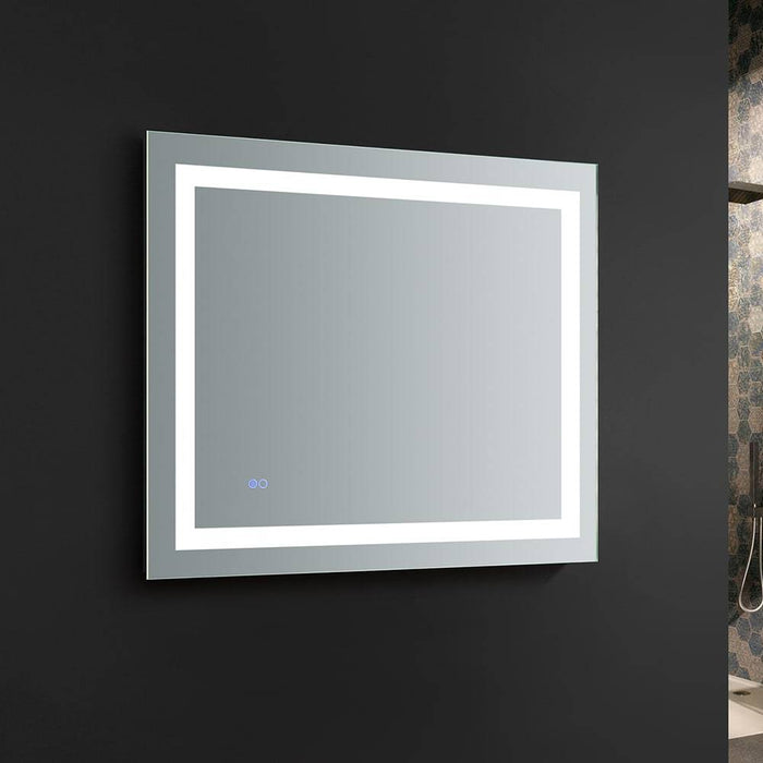 Fresca FMR023630 Santo 36" Wide x 30" Tall Bathroom Mirror with LED Lighting