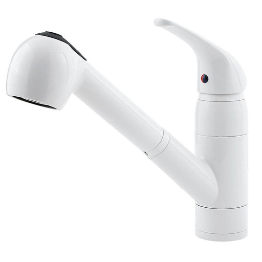 Pfister G133-10WW Pfirst Series Pull-Out Kitchen Faucet, White