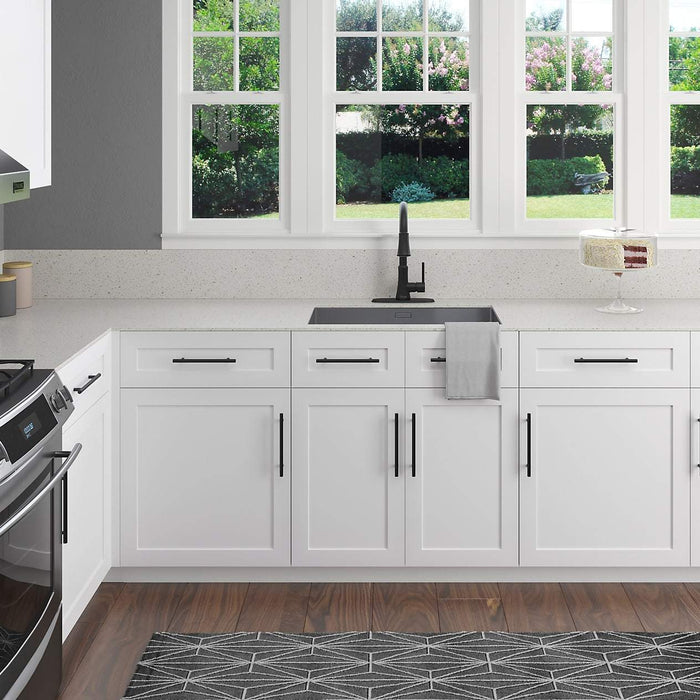 Pfister G529-PF2B Pfirst Series Transitional Single-Handle Pull-Down Sprayer Kitchen Faucet in Matte Black