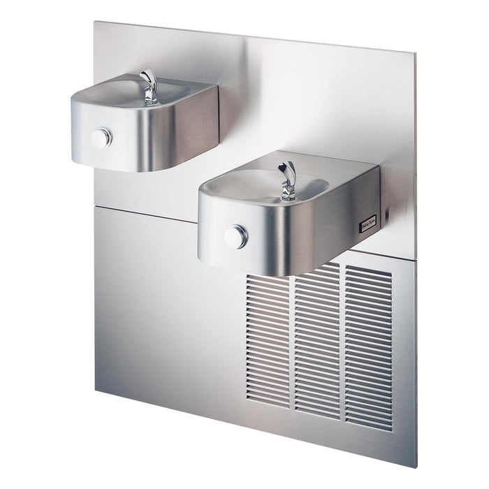 Elkay 8633083883 Halsey Taylor Contour Bi-Level Fountain, Non-Filtered 8 GPH Stainless Steel