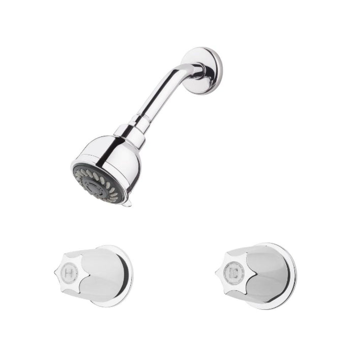 Pfister LG07-3120 Shower Only Faucet with Metal Knob Handles in Polished Chrome