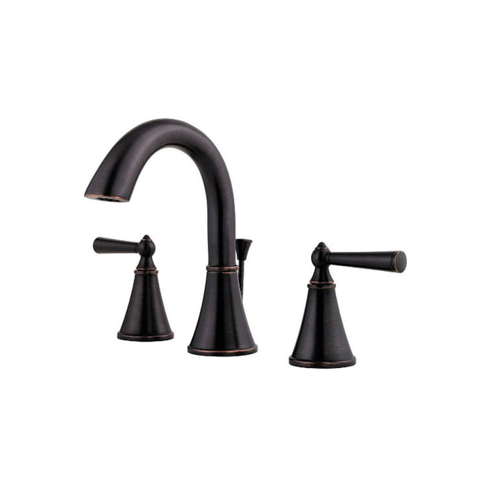 Pfister LG49-GL0Y Saxton Double Handle 8" Widespread Bathroom Faucet in Tuscan Bronze