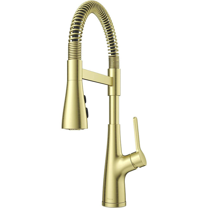 Pfister LG529-NECBG Neera Pull-Down Culinary Kitchen Faucet in Brushed Gold