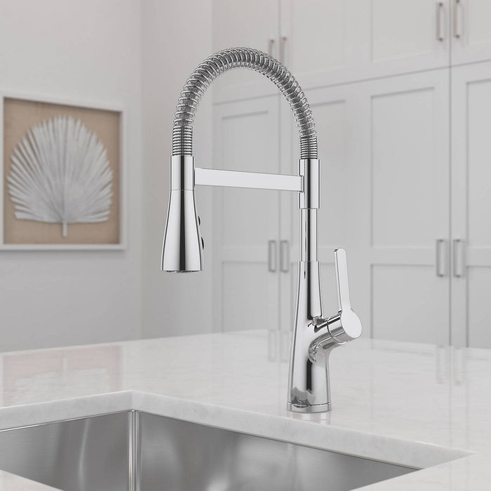 Pfister LG529-NECS Neera Pull-Down Culinary Kitchen Faucet in Stainless Steel