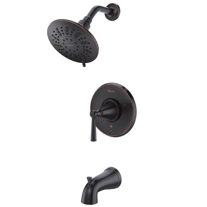 Pfister LG89-8GL1Y Saxton 1-Handle Tub/Shower Trim in Tuscan Bronze