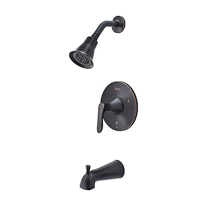 Pfister LG89-8WRY Weller Tub and Shower Trim in Tuscan Bronze