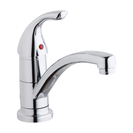 Elkay LK1500CR Single Hole Deck Mount Everyday Kitchen Faucet with Lever Handle Chrome