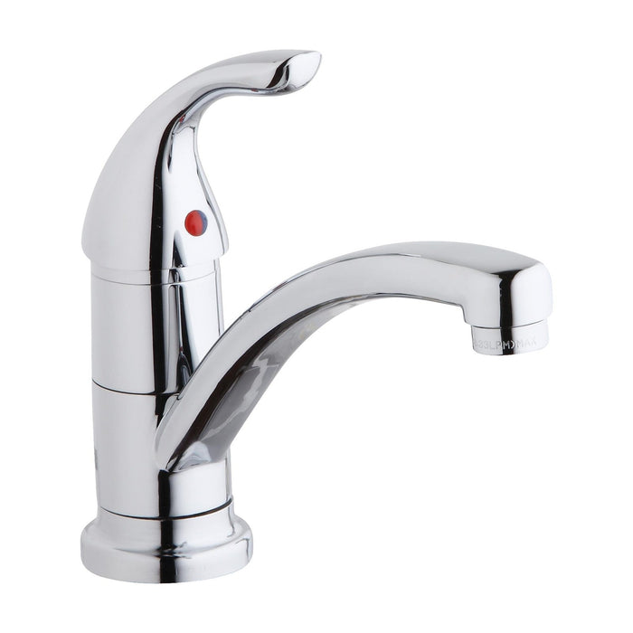 Elkay LK1500CR Single Hole Deck Mount Everyday Kitchen Faucet with Lever Handle Chrome