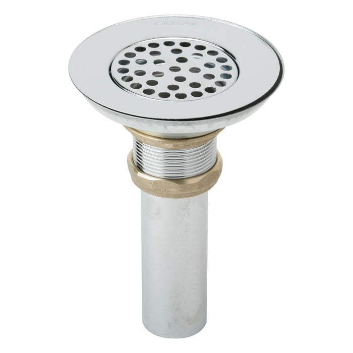 Elkay LK18 3-1/2" Drain Nickel Plated Brass Body, Strainer and Tailpiece