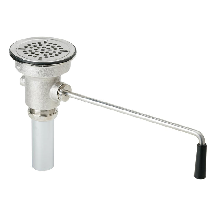 Elkay LK24RT 3-1/2" Drain Fitting Rotary Lever Operated with 1-1/2" OD Tailpiece