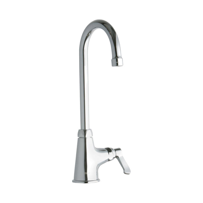 Elkay LK535GN05L2 Single Hole, Single Control Faucet, 5" Gooseneck Spout 2" Lever Chrome